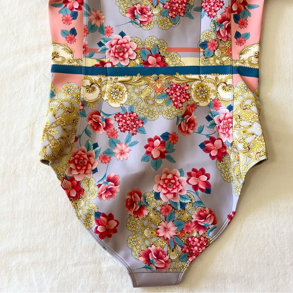 Johnny Was Japer Neoprene One Piece Swimsuit - Picture 8 of 10